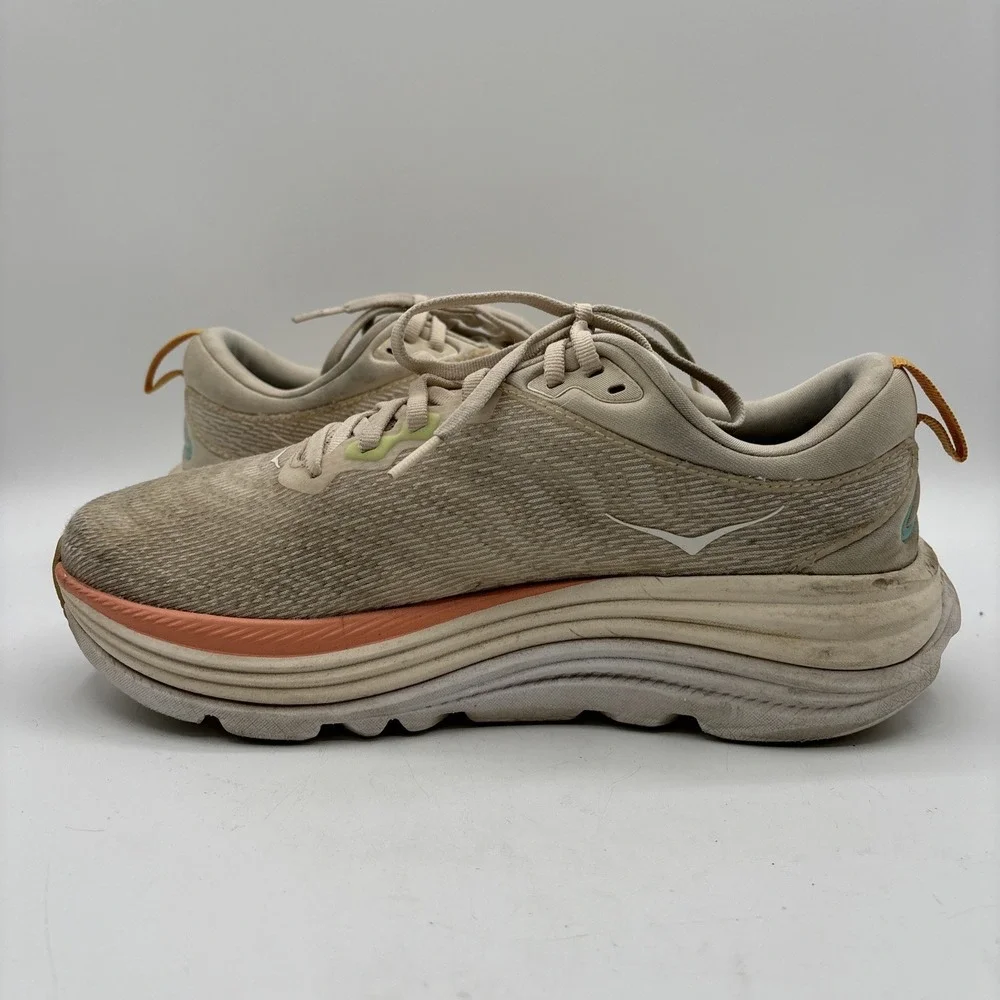 Hoka‎ Gaviota 5 Sneakers Women's Size 7.5 B 1134235 VLG Beige Running Shoes